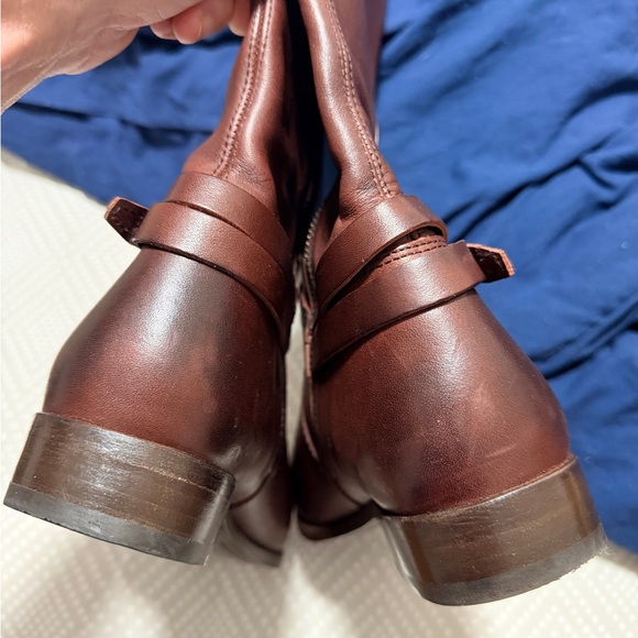Frye Brown Leather Tall, Knee Boots - Picture 10 of 10